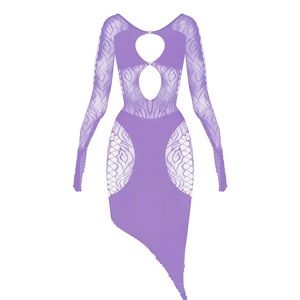 Poster girl Charlotte dress in lilac